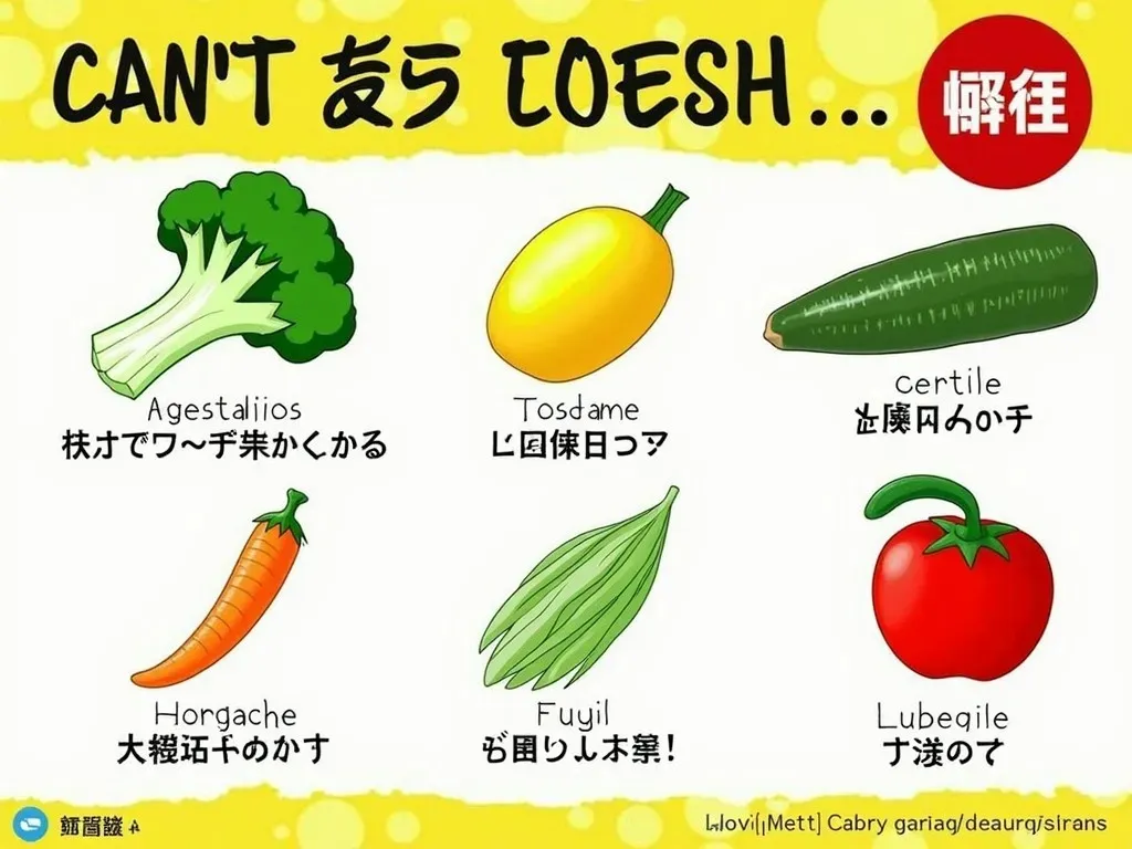 冷凍できない野菜一覧