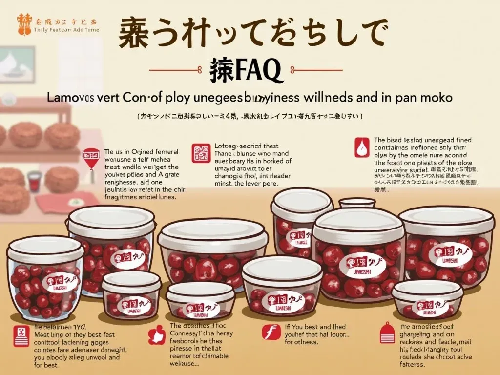 梅干しの保存容器FAQ