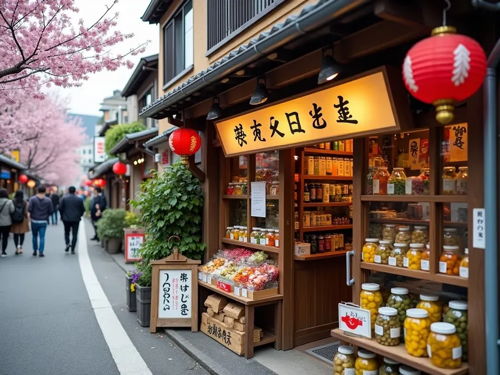 漬物店の外観